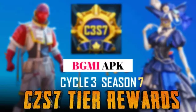 BGMI C3S7 Tier Rewards [Battlegrounds Mobile India]